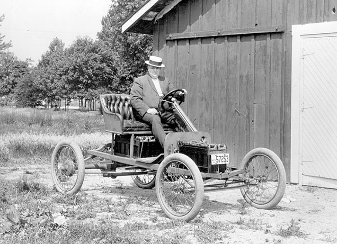 Electric car history