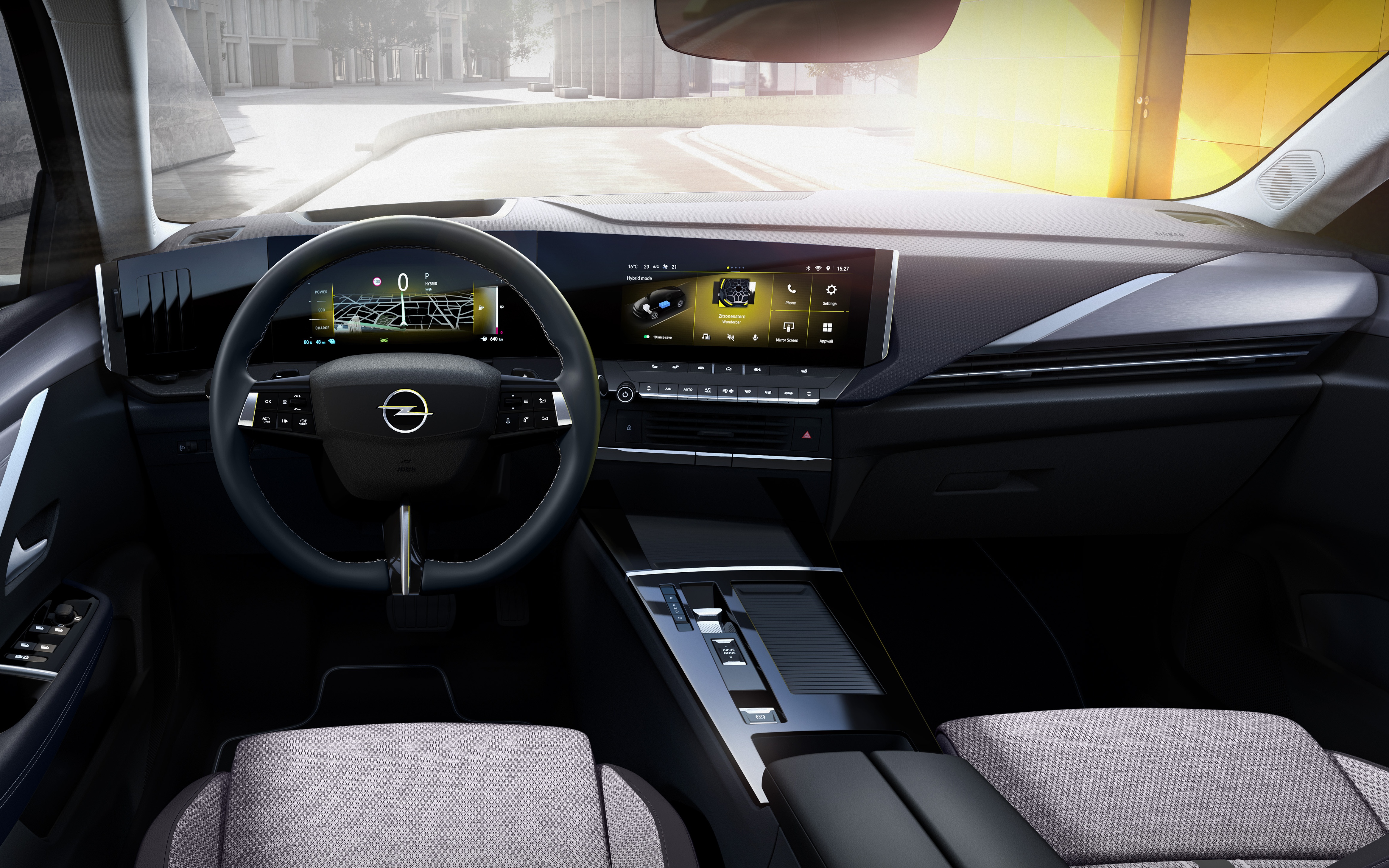opel astra interior