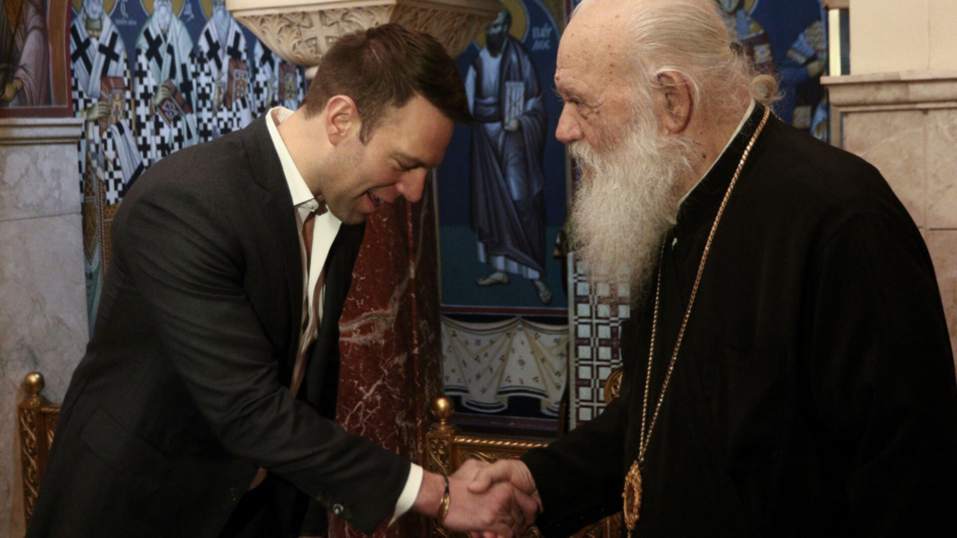 Συνάντηση Αρχιεπισκόπου Ιερώνυμου με Σ.Κασσελάκη: Τι είπε για τον γάμο του με τον Τ.Μπακμπέθ