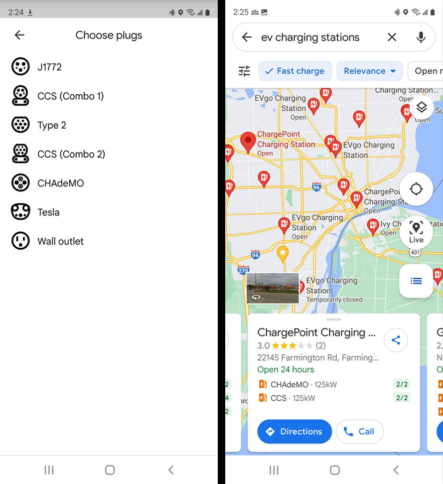 google-maps-fortistis-ilektriko