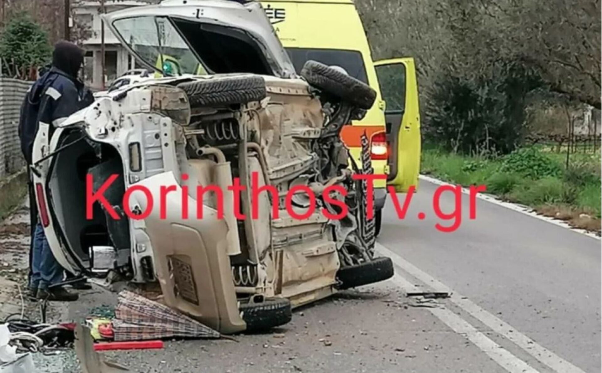 Φονικό τροχαίο στη Νεμέα: Μία νεκρή και ένας τραυματίας (φωτο – βίντεο)