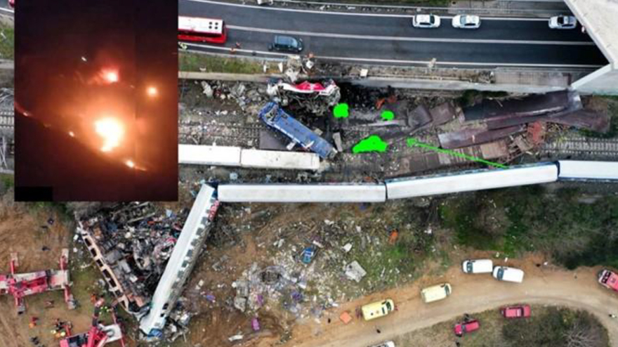 Τραγωδία στα Τέμπη: Δείτε τους 88 πίνακες,  γραφήματα και φωτογραφίες του πορίσματος 