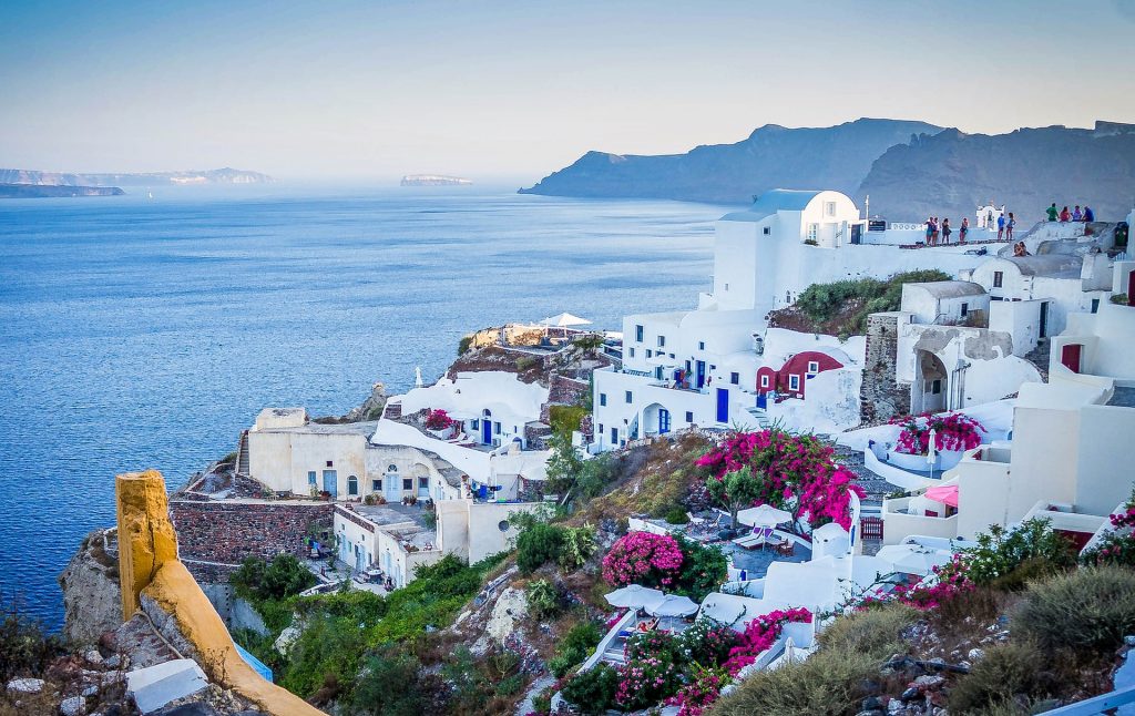 Η Σαντορίνη.
