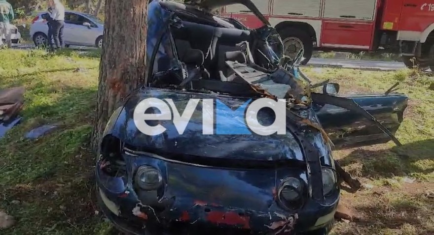 Τραγωδία στην Εύβοια: Νεκροί δύο 20χρονοι σε τροχαίο δυστύχημα