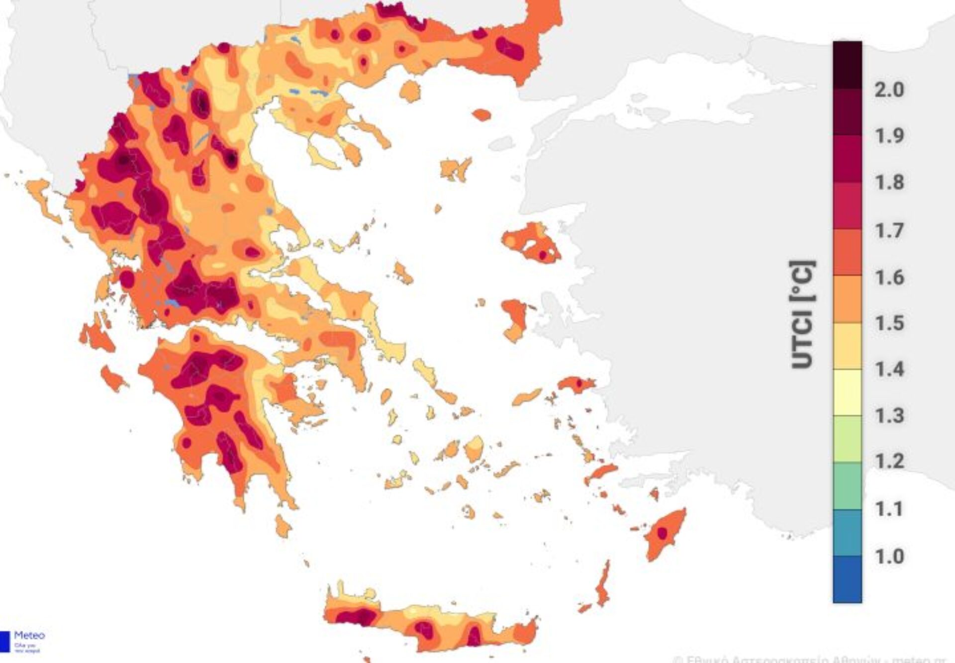 Επικίνδυνος καιρός: Μέχρι και 46°C η αίσθηση ζέστης, πότε κορυφώνεται η θερμική απειλή