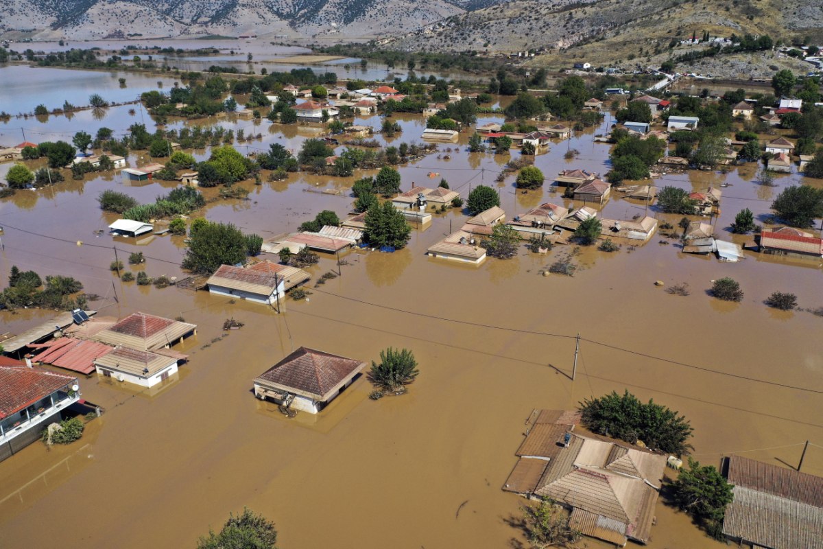 Η κλιματική αλλαγή αυξάνει την πιθανότητα ακραίων καιρικών φαινομένων όπως η καταιγίδα Daniel το 2023 (SOOC)