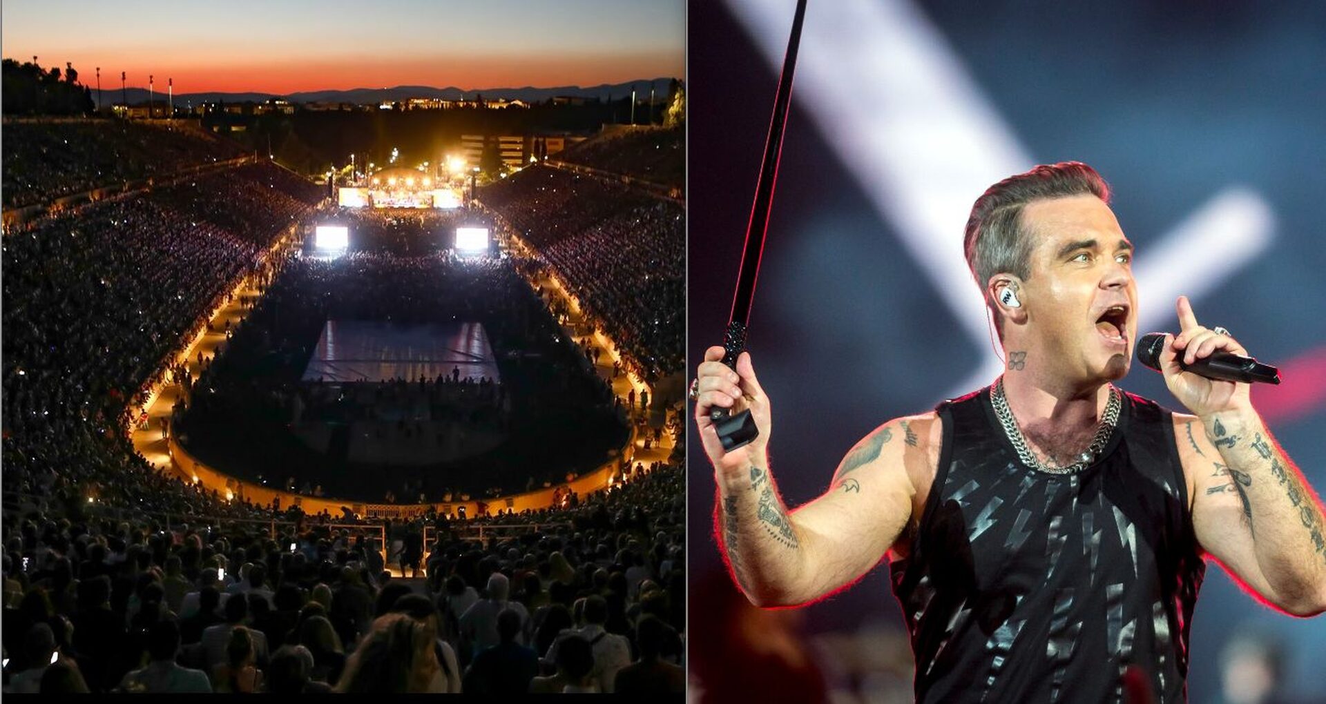 Robbie Williams: «Angels» και «Eternity» στο Καλλιμάρμαρο – Τα ρεκόρ Γκίνες