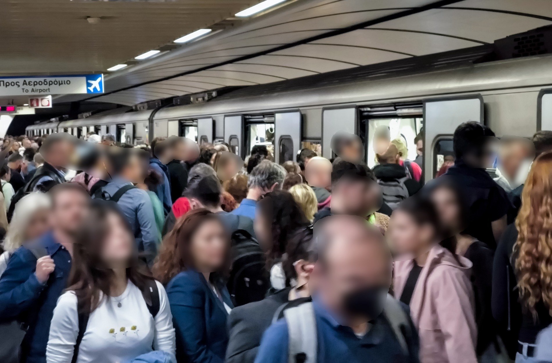 Χωρίς Μετρό για μιάμιση ώρα λόγω Ζελένσκι – Χάος και νεύρα