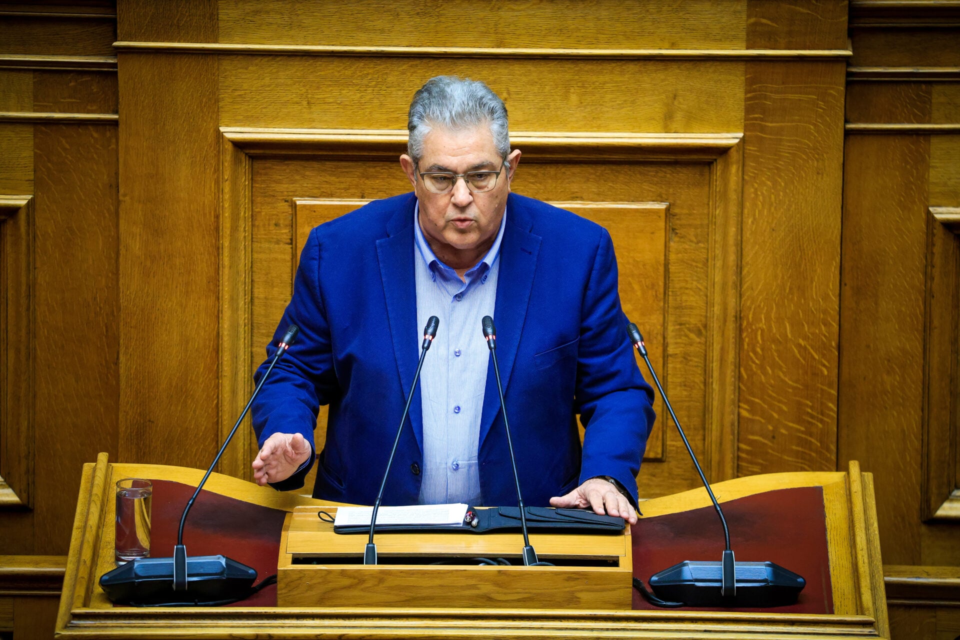 Σφοδρή κόντρα Κουτσούμπα-Καιρίδη για τη μήνυση Κωνσταντίνου Πλεύρη