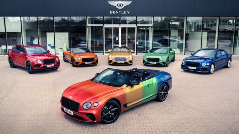 rainbow-bentley-continental-gt-v8-convertible rainbow-bentley-continental-gt-v8-convertible